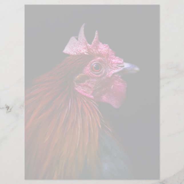 Papier Fermes | Tête de coq (Devant)
