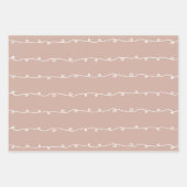 Papier Festif Boho Beige Couleur #D2AFA1 (Devant 2)