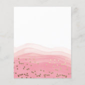 Papier Fête bébé, aquarelle rose à prix réduit (Dos)