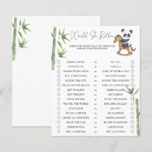 Papier Fête bébé : l'ours panda aurait-elle plutôt