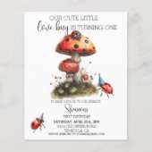 Papier Fête d'anniversaire de Ladybug Coccinelle d'amour (Devant)