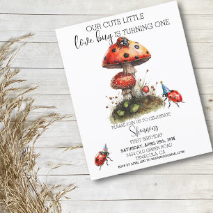 Papier Fête d'anniversaire de Ladybug Coccinelle d'amour