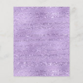 Papier Fête d'anniversaire élégante violet pour 50 ans à  (Dos)