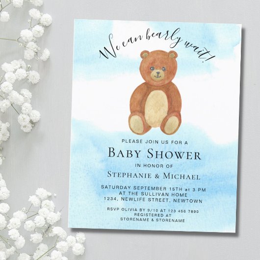 Papier Fête de Babeurre de Couple pour Bébé à Petit Budge