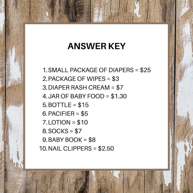 Papier Fête de Bébé Canard Colvert Le Juste Prix Jeu (Créateur téléchargé)