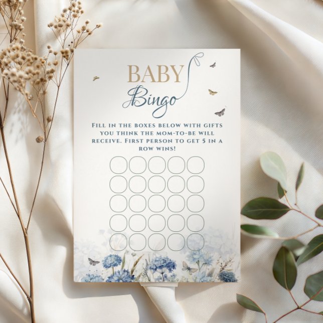 Papier Fête de Bébé en Fleur Bingo des Cadeaux pour Bébé (Créateur téléchargé)