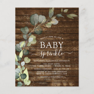 Papier Fête de Bébé sur le thème de la verdure à petit bu