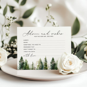 Papier Fête de douche de mariage conseils et vœux rustiqu