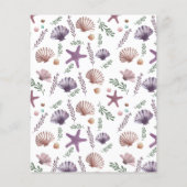 Papier Fête de la sirène du 3e anniversaire (Dos)