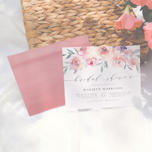 Papier Fête de mariage aquarelle florale de la Saint-Jean