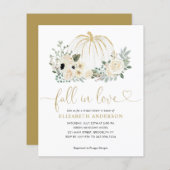 Papier Fête de mariage champêtre Budget Fleurs d'automne  (Devant / Derrière)