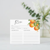 Papier Fête de mariage Citron Oranges d'été Citronnade (Debout devant)