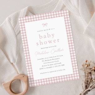Papier Fête de naissance élégante et simple pour fille en