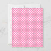 Papier Fête de naissance fille éléphant jungle rose pas c (Dos)