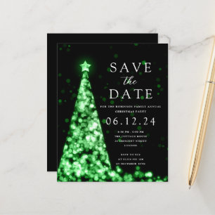 Papier Fête de Noël Enregistrer l'arbre de la date Invita