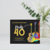 Papier Fête des 40 ans Guitar Rocks 40 (Debout devant)