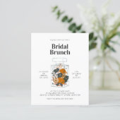 Papier Fête des mariées à la bouteille de parfum rose bud (Debout devant)