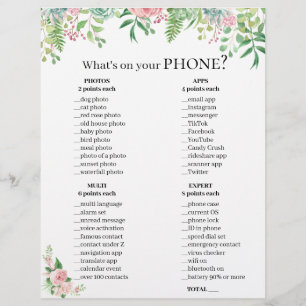 Papier Fête des mariées amusante 💍 jeu de téléphone - Qu
