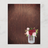 Papier Fête des mariées Bois Bourgogne Mâchot Rose Bleu J (Dos)