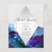 Papier FÊTE DES MARIÉES BUDGET Glittery AGATE Sparkle Inv (Devant)