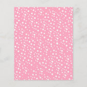 Papier Fête des mariées Budget Moderne Pink Peony (Dos)