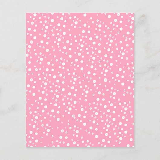 Papier Fête des mariées Budget Moderne Pink Peony (Dos)