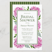 Papier Fête des mariées Budget Pink Hydrangeas (Devant / Derrière)