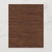 Papier Fête des mariées budgétaire Bois rustique Rose Flo (Dos)