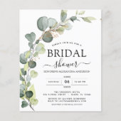 Papier Fête des mariées budgétaire Botanique Eucalyptus B (Devant)