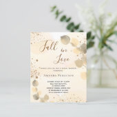 Papier Fête des mariées budgétaire chute d'eucalyptus dor (Debout devant)