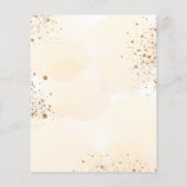 Papier Fête des mariées budgétaire chute d'eucalyptus dor (Dos)