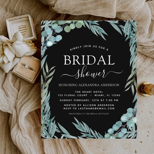 Papier Fête des mariées budgétaire Eucalyptus verdure