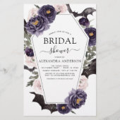 Papier Fête des mariées budgétaire Halloween violet autom (Devant)