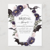 Papier Fête des mariées budgétaire Halloween violet autom (Devant)