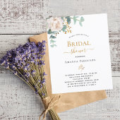 Papier FÊTE DES MARIÉES BUDGÉTAIRE invitation à l'eucalyp