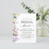 Papier Fête des mariées budgétaire Invitation de Fleurs s (Debout devant)