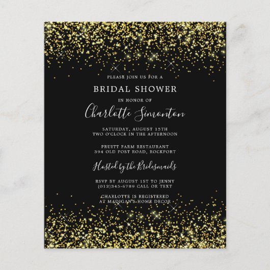 Papier Fête des mariées budgétaire Parties scintillant Bl (Devant)