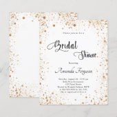 Papier Fête des mariées budgétaire parties scintillant or (Devant / Derrière)