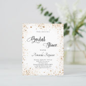 Papier Fête des mariées budgétaire parties scintillant or (Debout devant)