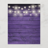 Papier Fête des mariées budgétaire Purple Squeeze Lemon I (Dos)