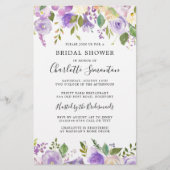 Papier Fête des mariées budgétaire Vert pourpre Botanique (Devant)