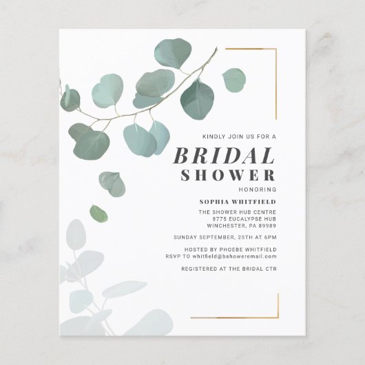 Papier Fête des mariées budgétaire verte Eucalyptus Succu (Devant)