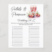 Papier Fête des mariées Champagne fraise Mariage Jeu (Devant)