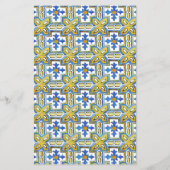 Papier Fête des mariées Citrus Carrelage Méditerranéen De (Dos)