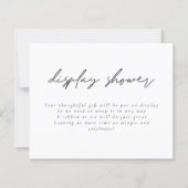 Papier Fête des mariées d'affichage de script moderne bud (Devant)