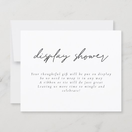 Papier Fête des mariées d'affichage de script moderne bud (Devant)