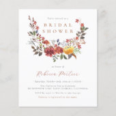 Papier Fête des mariées d'automne des Fleurs sauvages d'a (Devant)