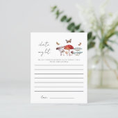 Papier Fête des mariées de champignons Date Idées de nuit (Debout devant)