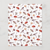 Papier Fête des mariées de champignons Date Idées de nuit (Dos)