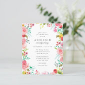 Papier Fête des mariées de courroie d'aquarelle Whimsical (Debout devant)